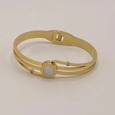 OEM Jewellery Bangles Roman Numeral Bracelet Gold Stainless Steel Bracelet