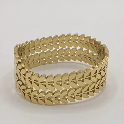 Luxury Women Bracelet Fashion Chain Stainless Steel Gold Color Bracelet